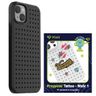 Zestaw Etui Pinit Dynamic + Tattoo PiniPhone 14 / 15 / 13 6.1" czarny/black wzór 1 na NearMe.pl