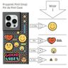 Zestaw Etui Pinit Dynamic + Emoji PiniPhone 14 / 15 / 13 6.1" czarny/black wzór 1 na NearMe.pl
