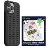 Zestaw Etui Pinit Dynamic + Tattoo PiniPhone 14 Pro Max 6.7" czarny/black wzór 1 na NearMe.pl