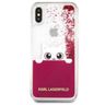 Karl Lagerfeld KLHCPXPABGFU iPhone Xfushia/różowy hard case Liquid Glitter na NearMe.pl