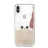 Karl Lagerfeld KLHCPXPABGNU iPhone Xróżowo-złoty/pink gold hard case Liquid Glitter na NearMe.pl