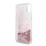 Karl Lagerfeld KLHCPXPABGNU iPhone Xróżowo-złoty/pink gold hard case Liquid Glitter na NearMe.pl
