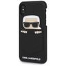 Karl Lagerfeld KLHCPXSKSF iPhone X/ Xshardcase czarny/black Sneaky Karl - Saffiano na NearMe.pl