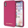 Karl Lagerfeld KLHCPXSLROG iPhone X/Xs hardcase fuksja/fushia Silicone na NearMe.pl