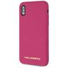 Karl Lagerfeld KLHCPXSLROG iPhone X/Xs hardcase fuksja/fushia Silicone na NearMe.pl