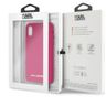 Karl Lagerfeld KLHCPXSLROG iPhone X/Xs hardcase fuksja/fushia Silicone na NearMe.pl