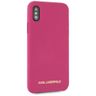 Karl Lagerfeld KLHCPXSLROG iPhone X/Xs hardcase fuksja/fushia Silicone na NearMe.pl