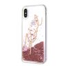 Karl Lagerfeld KLHCPXSGPI iPhone X/Xsróżowo-złoty/pink gold hard case Signature Liquid Glitter na NearMe.pl