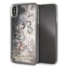 Karl Lagerfeld KLHCI65KSICGO iPhone Xs Max złoty/gold hard case Iconic Liquid Glitter na NearMe.pl