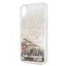 Karl Lagerfeld KLHCI65KSICGO iPhone Xs Max złoty/gold hard case Iconic Liquid Glitter na NearMe.pl