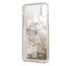 Karl Lagerfeld KLHCPXKSICGO iPhone X/Xszłoty/gold hard case Iconic Patterns Liquid Glitter na NearMe.pl