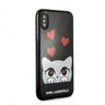 Karl Lagerfeld KLHCPXVDCBK iPhone Xhard case black Valentine na NearMe.pl