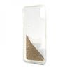 Karl Lagerfeld KLHCPXCHPEEGO iPhone Xgold/złoty hard case Liquid Glitter na NearMe.pl