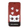 Karl Lagerfeld KLFLBKPXVDCRE iPhone X/XS red/czerwony book Valentine na NearMe.pl
