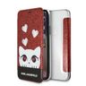 Karl Lagerfeld KLFLBKPXVDCRE iPhone X/XS red/czerwony book Valentine na NearMe.pl