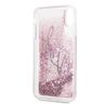 Karl Lagerfeld KLHCI65TRKSIGPI iPhone XsMax różowy/pink hard case Signature Liquid Glitter Stars na NearMe.pl
