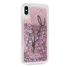 Karl Lagerfeld KLHCI65TRKSIGPI iPhone XsMax różowy/pink hard case Signature Liquid Glitter Stars na NearMe.pl