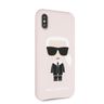 Karl Lagerfeld KLHCPXSLFKPI iPhone X/Xshardcase jasnoróżowy/light pink Silicone Iconic na NearMe.pl