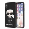 Karl Lagerfeld KLHCPXSLFKBK iPhone X/Xshardcase czarny/black Silicone Iconic na NearMe.pl
