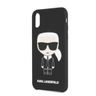 Karl Lagerfeld KLHCPXSLFKBK iPhone X/Xshardcase czarny/black Silicone Iconic na NearMe.pl