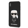 Karl Lagerfeld KLHCI65SLFKBK iPhone XsMax  hardcase czarny/black Silicone Iconic na NearMe.pl