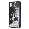 Karl Lagerfeld KLHCI65KSIGMU iPhone XsMax czarny/black hard case Signature Liquid Glitter Sequins na NearMe.pl