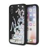 Karl Lagerfeld KLHCPXKSIGMU iPhone X/Xsczarny/black hard case Signature Liquid Glitter Sequins na NearMe.pl