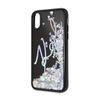 Karl Lagerfeld KLHCPXKSIGMU iPhone X/Xsczarny/black hard case Signature Liquid Glitter Sequins na NearMe.pl