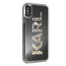 Karl Lagerfeld KLHCPXKAGBK iPhone X/Xs czarny/black Karl logo Glitter na NearMe.pl