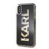 Karl Lagerfeld KLHCPXKAGBK iPhone X/Xs czarny/black Karl logo Glitter na NearMe.pl