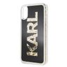 Karl Lagerfeld KLHCPXKAGBK iPhone X/Xs czarny/black Karl logo Glitter na NearMe.pl