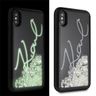 Karl Lagerfeld KLHCPXPH2IR iPhone X/Xs czarny/black Glitter Signature - Glow in the dark na NearMe.pl