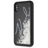 Karl Lagerfeld KLHCPXPH2IR iPhone X/Xs czarny/black Glitter Signature - Glow in the dark na NearMe.pl