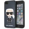 Karl Lagerfeld KLHCI8IKPUBL iPhone 7/8SE 2020 / SE 2022 hardcase niebieski/blue Iconic Karl Embossed na NearMe.pl