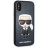 Karl Lagerfeld KLHCPXIKPUBL iPhone X/Xshardcase niebieski/blue Iconic Karl Embossed na NearMe.pl