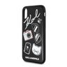 Karl Lagerfeld KLHCPXPIN iPhone X/Xshardcase czarny/black Pins na NearMe.pl