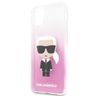 Karl Lagerfeld KLHCN65TRDFKPI iPhone 11Pro Max różowy/pink Gradient Ikonik Karl na NearMe.pl