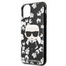 Karl Lagerfeld KLHCN65FLFBBK iPhone 11   Pro Max czarny/black Flower Ikonik Karl na NearMe.pl