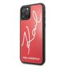 Karl Lagerfeld KLHCN58DLKSRE iPhone 11 Pro czerwony/red hard case Signature Glitter na NearMe.pl