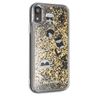 Karl Lagerfeld KLHCI61ROGO iPhone Xrczarno-złoty/black & gold hard case Glitter na NearMe.pl