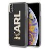 Karl Lagerfeld KLHCI65KAGBK iPhone XsMax czarny/black Karl logo Glitter na NearMe.pl