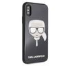 Karl Lagerfeld KLHCPXDLHBK iPhone X/Xsczarny/black Iconic Glitter Karl`s Head na NearMe.pl