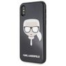 Karl Lagerfeld KLHCPXDLHBK iPhone X/Xsczarny/black Iconic Glitter Karl`s Head na NearMe.pl