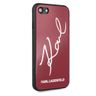 Karl Lagerfeld KLHCI8DLKSRE iPhone 7/8SE 2020 / SE 2022 czerwony/red hard case Signature Glitter na NearMe.pl