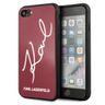 Karl Lagerfeld KLHCI8DLKSRE iPhone 7/8SE 2020 / SE 2022 czerwony/red hard case Signature Glitter na NearMe.pl