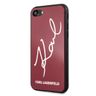 Karl Lagerfeld KLHCI8DLKSRE iPhone 7/8SE 2020 / SE 2022 czerwony/red hard case Signature Glitter na NearMe.pl