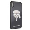 Karl Lagerfeld KLHCI65DLHBK iPhone XsMax czarny/black Iconic Glitter Karl`s Head na NearMe.pl