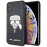 Karl Lagerfeld KLHCI65DLHBK iPhone XsMax czarny/black Iconic Glitter Karl`s Head na NearMe.pl
