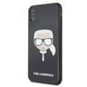 Karl Lagerfeld KLHCI65DLHBK iPhone XsMax czarny/black Iconic Glitter Karl`s Head na NearMe.pl