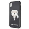 Karl Lagerfeld KLHCI65DLHBK iPhone XsMax czarny/black Iconic Glitter Karl`s Head na NearMe.pl